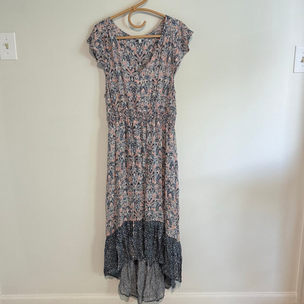 Lucky Brand Floral Maxi Dress - Extra Large (XL)